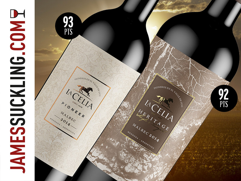 La Celia Pioneer Malbec 2014 recibe 93 puntos en reporte de James Suckling