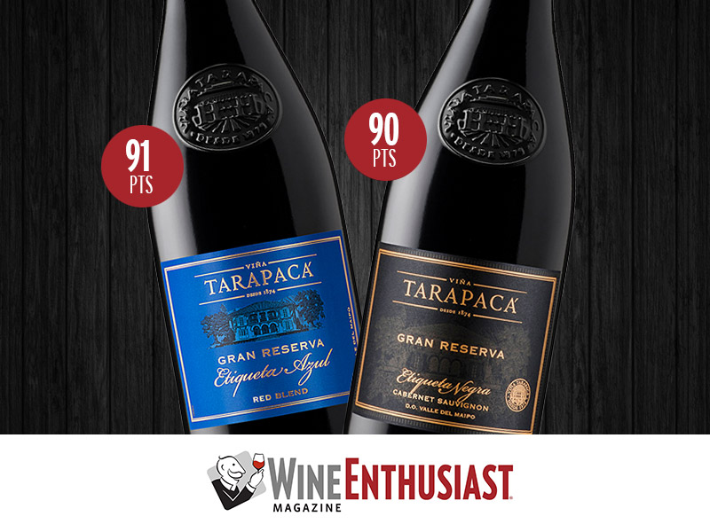 Gran Reserva Tarapacá stands out in Wine Enthusiast