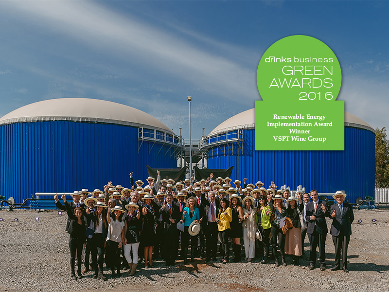 VSPT Wine Group triunfa y se convierte en Green Company of the Year en los Green Awards 2016