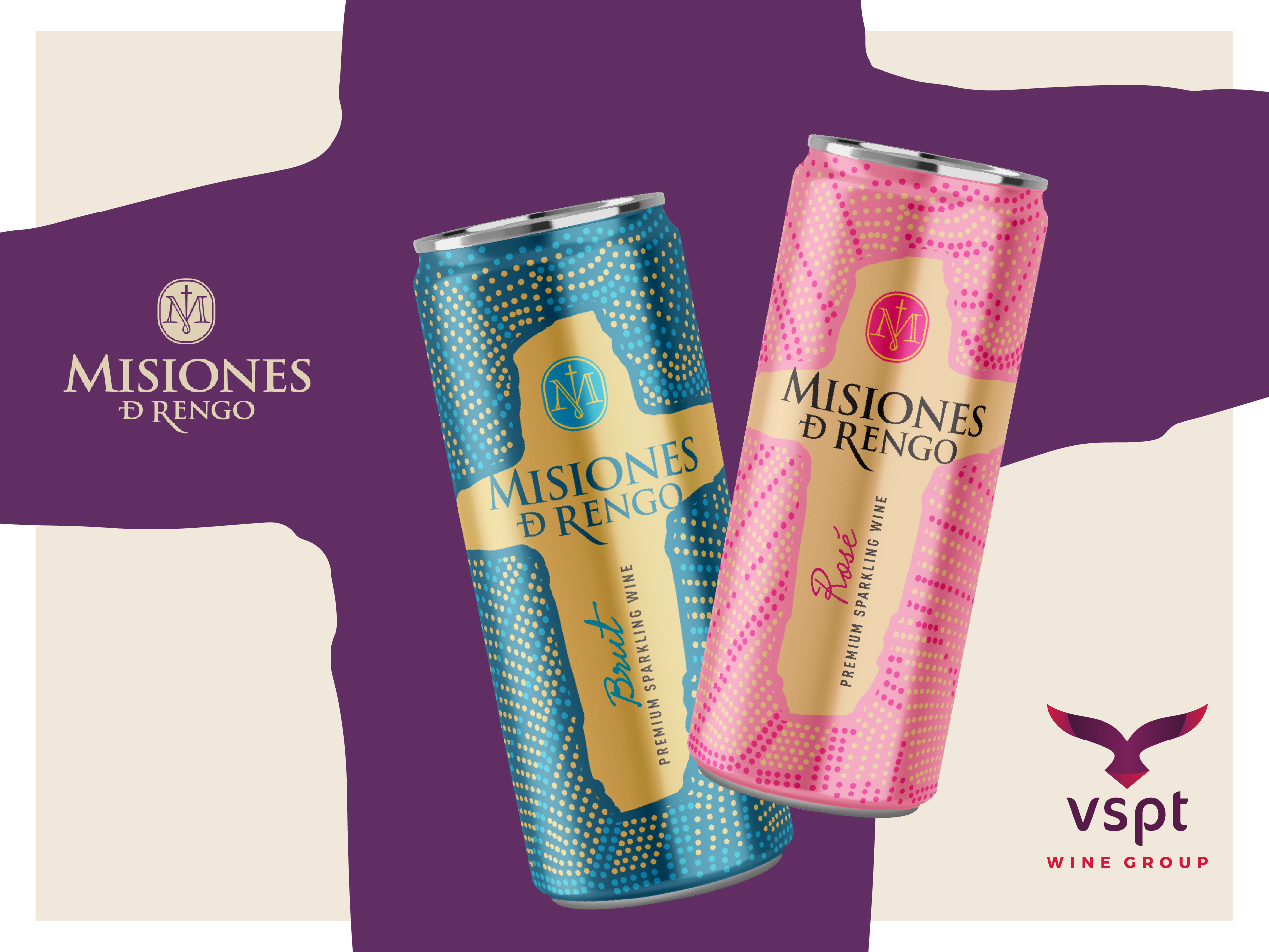 Misiones de Rengo launches a new canned format for its Brut and Rosé sparkling wines