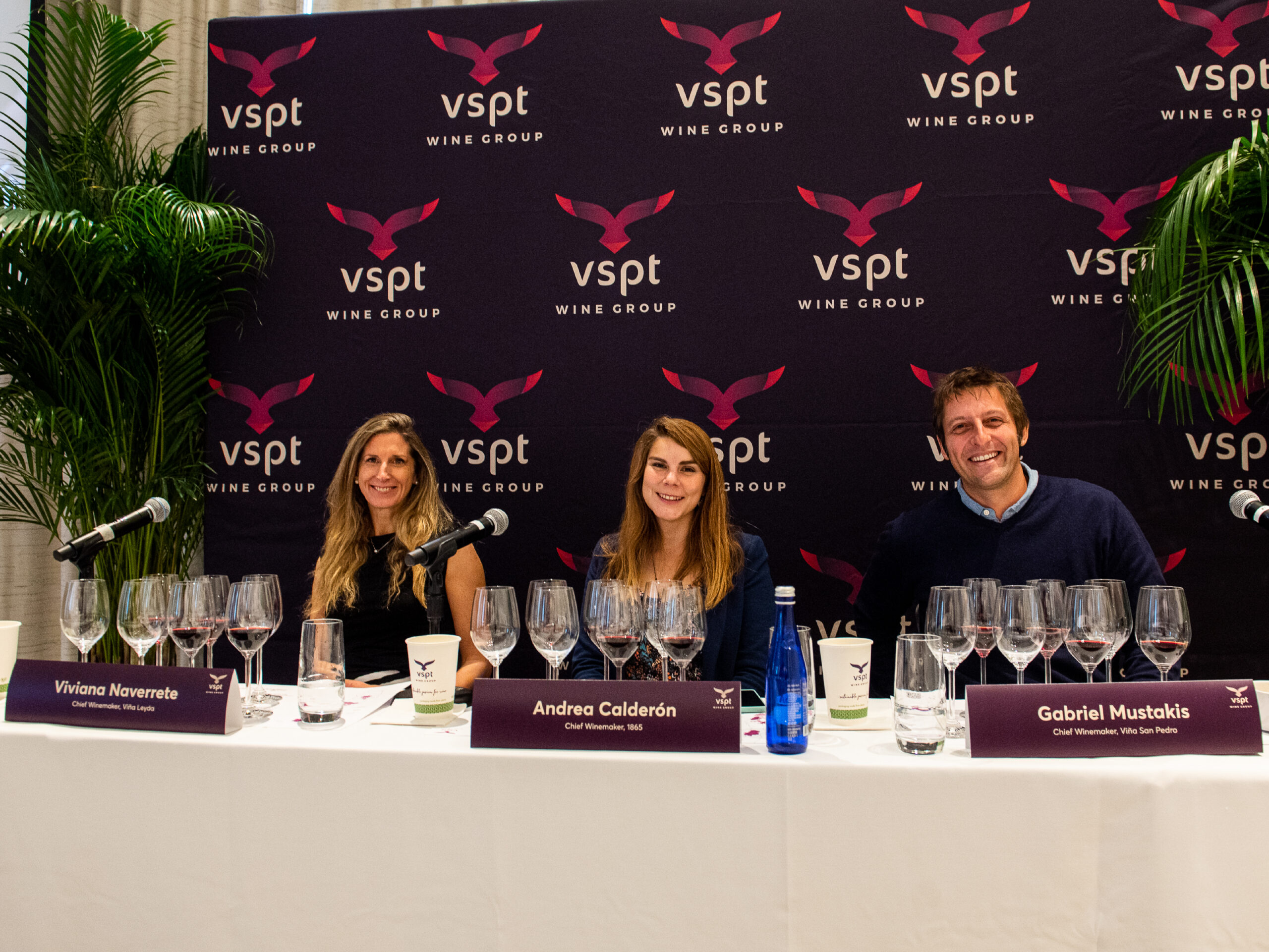 Enólogos de VSPT viajaron a Estados Unidos para presentar portafolio super premium